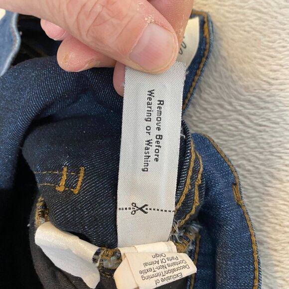 Madewell Roadtripper G1627 High‑Rise Skinny Jeans Dark Indigo Wash Women’s Size - Picture 8 of 14